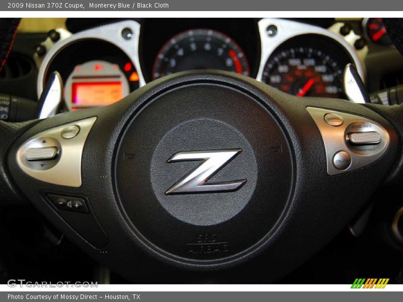 Monterey Blue / Black Cloth 2009 Nissan 370Z Coupe