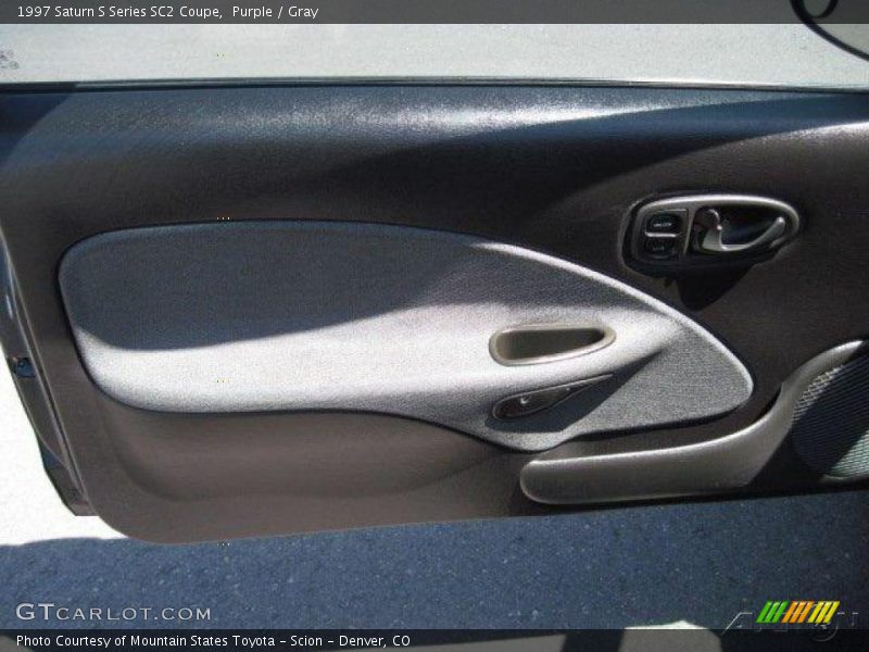 Purple / Gray 1997 Saturn S Series SC2 Coupe