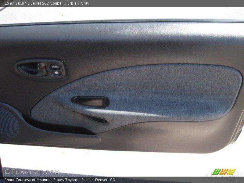 Purple / Gray 1997 Saturn S Series SC2 Coupe