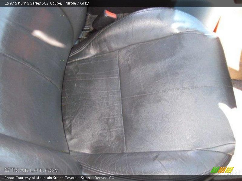 Purple / Gray 1997 Saturn S Series SC2 Coupe