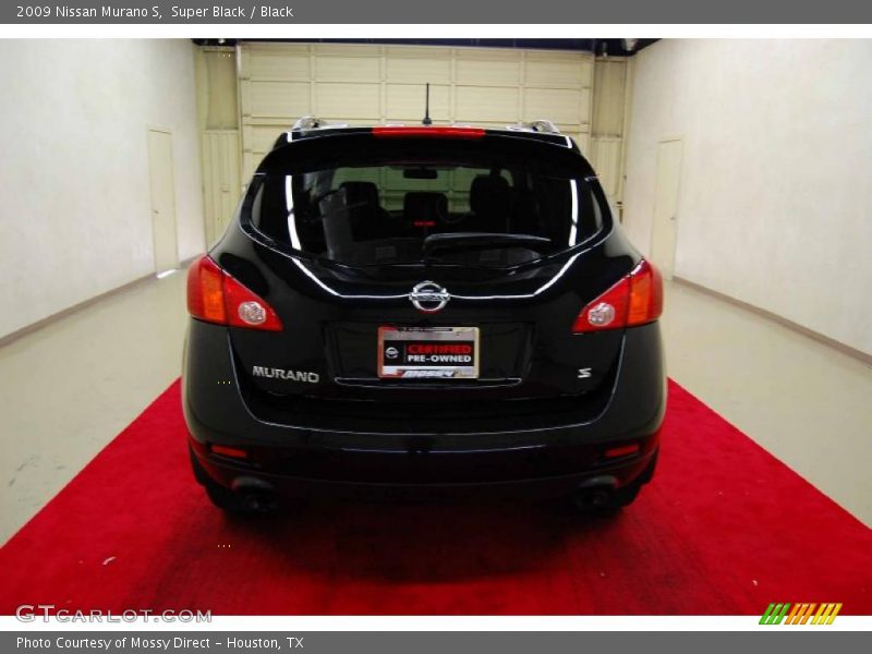 Super Black / Black 2009 Nissan Murano S