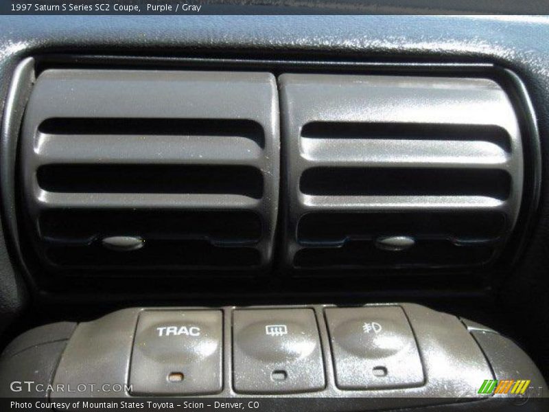 Purple / Gray 1997 Saturn S Series SC2 Coupe