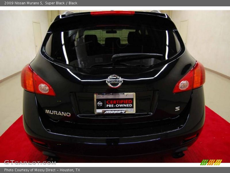 Super Black / Black 2009 Nissan Murano S