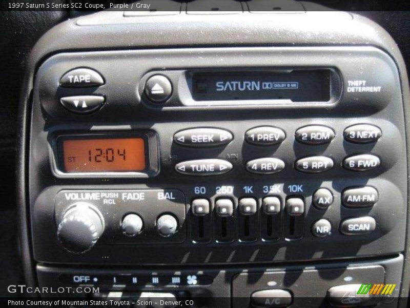 Purple / Gray 1997 Saturn S Series SC2 Coupe