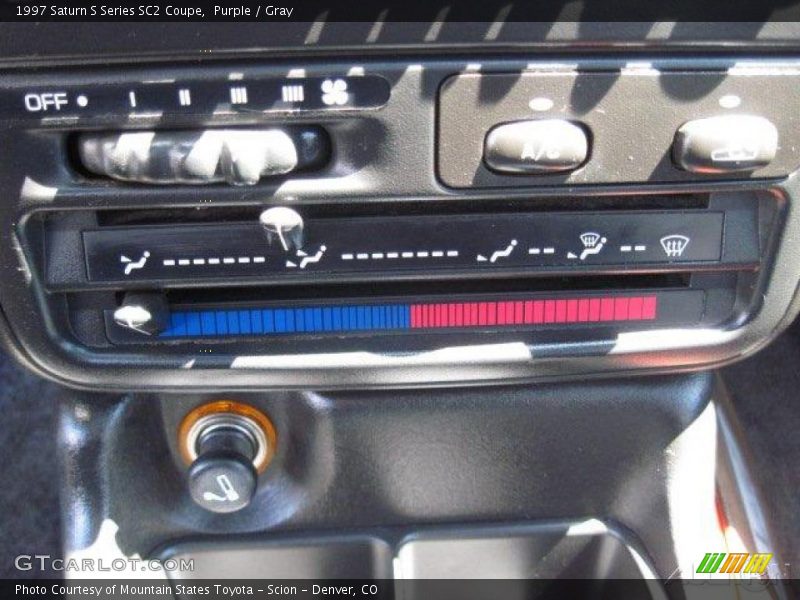 Purple / Gray 1997 Saturn S Series SC2 Coupe