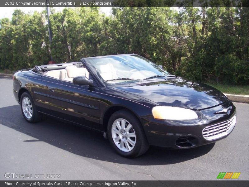 Black / Sandstone 2002 Chrysler Sebring GTC Convertible