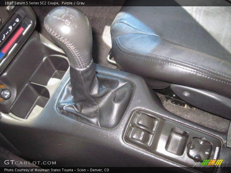Purple / Gray 1997 Saturn S Series SC2 Coupe