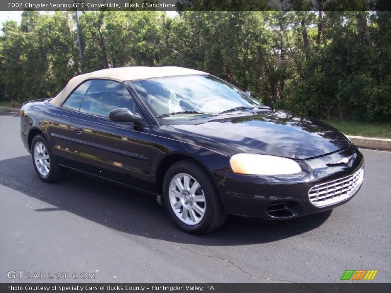 Black / Sandstone 2002 Chrysler Sebring GTC Convertible