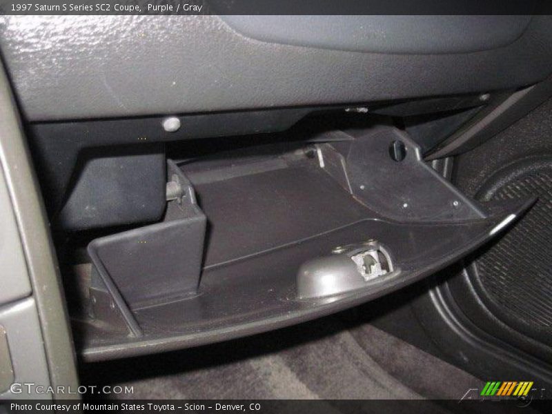 Purple / Gray 1997 Saturn S Series SC2 Coupe