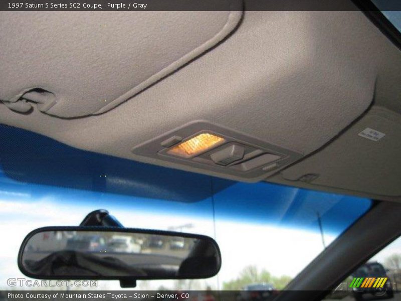 Purple / Gray 1997 Saturn S Series SC2 Coupe