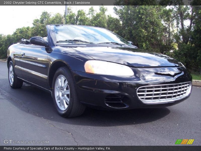 Black / Sandstone 2002 Chrysler Sebring GTC Convertible