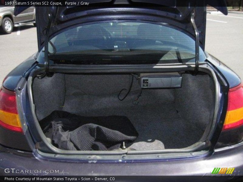 Purple / Gray 1997 Saturn S Series SC2 Coupe