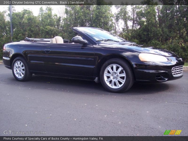 Black / Sandstone 2002 Chrysler Sebring GTC Convertible