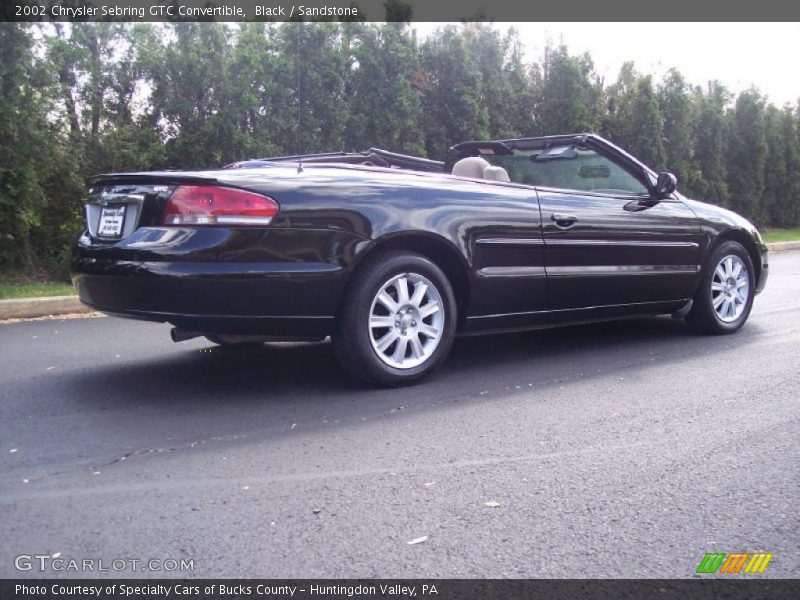 Black / Sandstone 2002 Chrysler Sebring GTC Convertible
