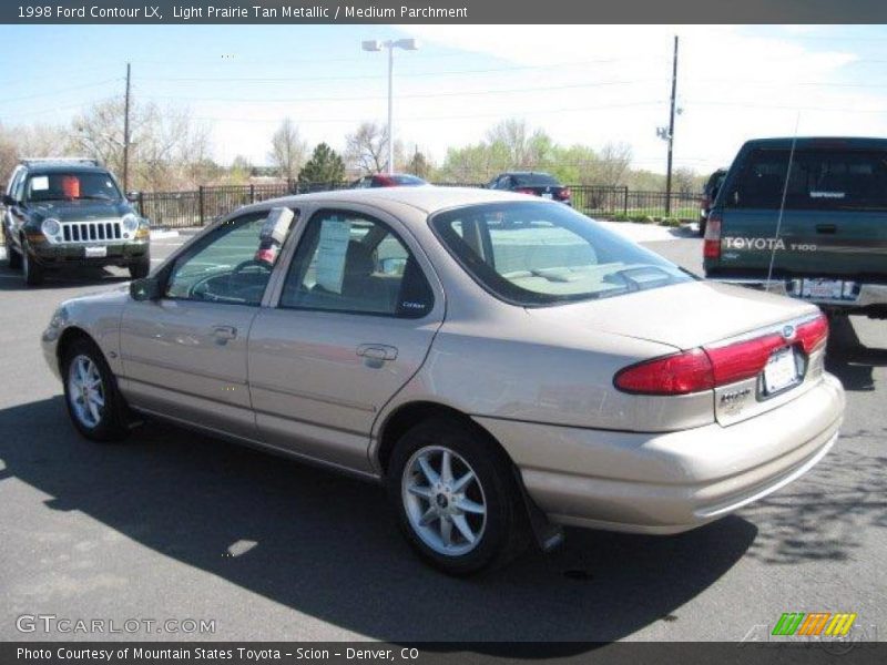Light Prairie Tan Metallic / Medium Parchment 1998 Ford Contour LX