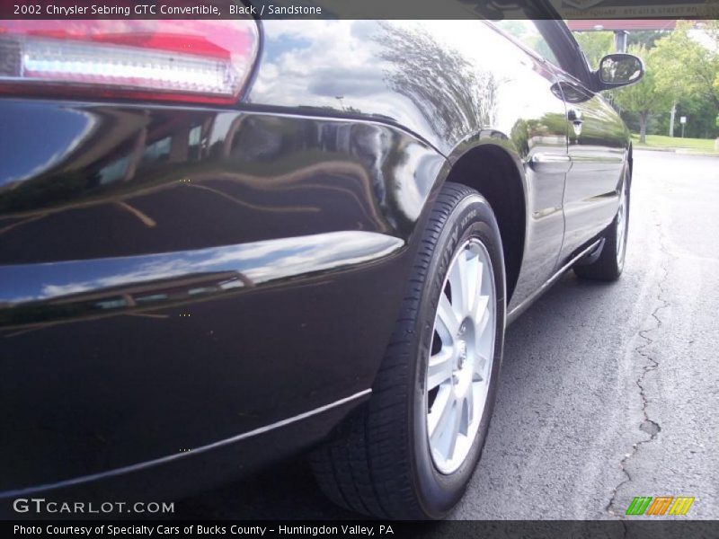 Black / Sandstone 2002 Chrysler Sebring GTC Convertible