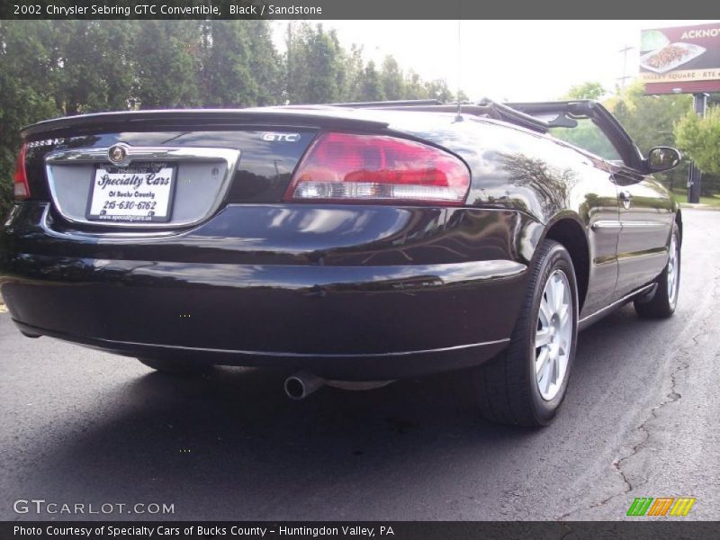 Black / Sandstone 2002 Chrysler Sebring GTC Convertible