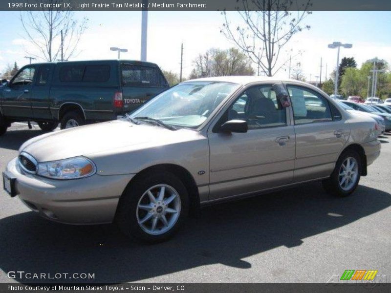 Light Prairie Tan Metallic / Medium Parchment 1998 Ford Contour LX