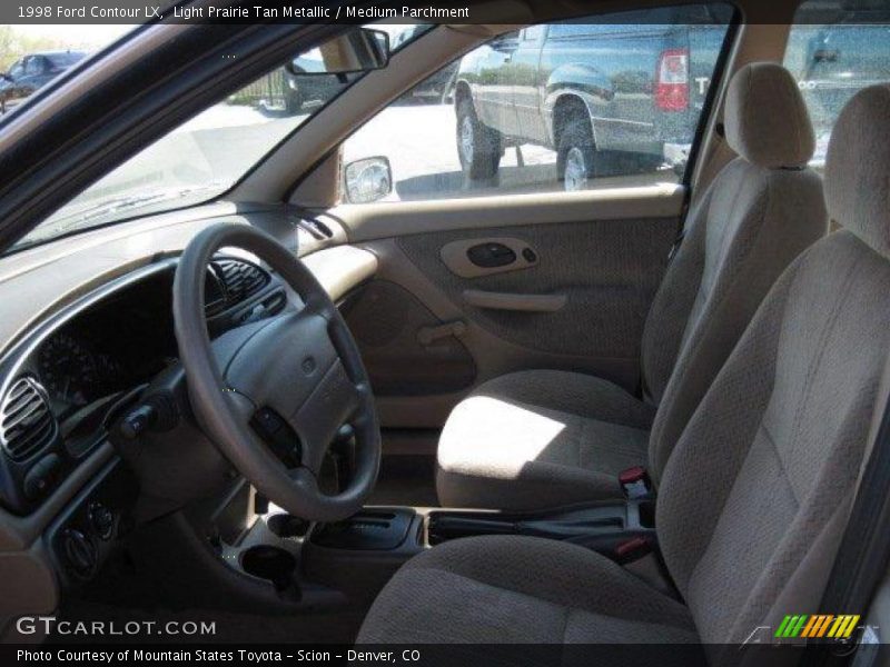 Light Prairie Tan Metallic / Medium Parchment 1998 Ford Contour LX