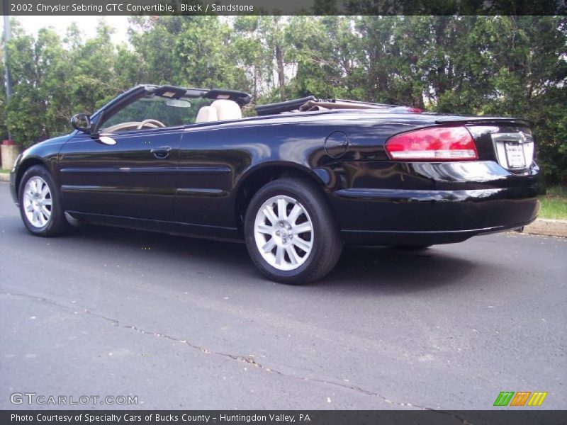 Black / Sandstone 2002 Chrysler Sebring GTC Convertible