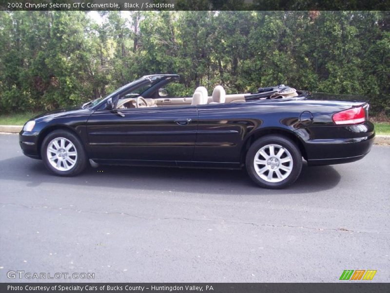 Black / Sandstone 2002 Chrysler Sebring GTC Convertible