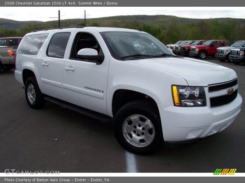 Summit White / Ebony 2008 Chevrolet Suburban 1500 LT 4x4