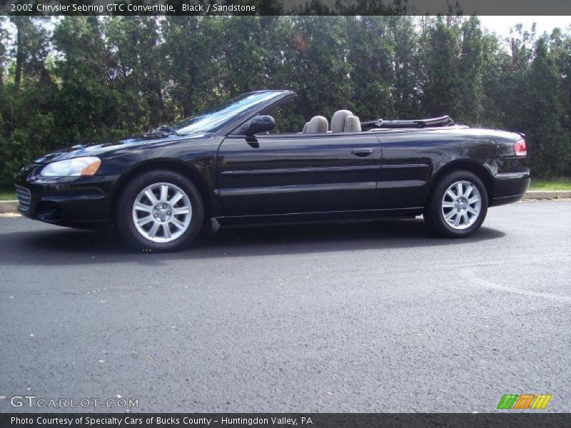 Black / Sandstone 2002 Chrysler Sebring GTC Convertible