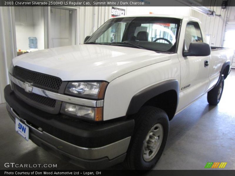 Summit White / Dark Charcoal 2003 Chevrolet Silverado 2500HD LS Regular Cab