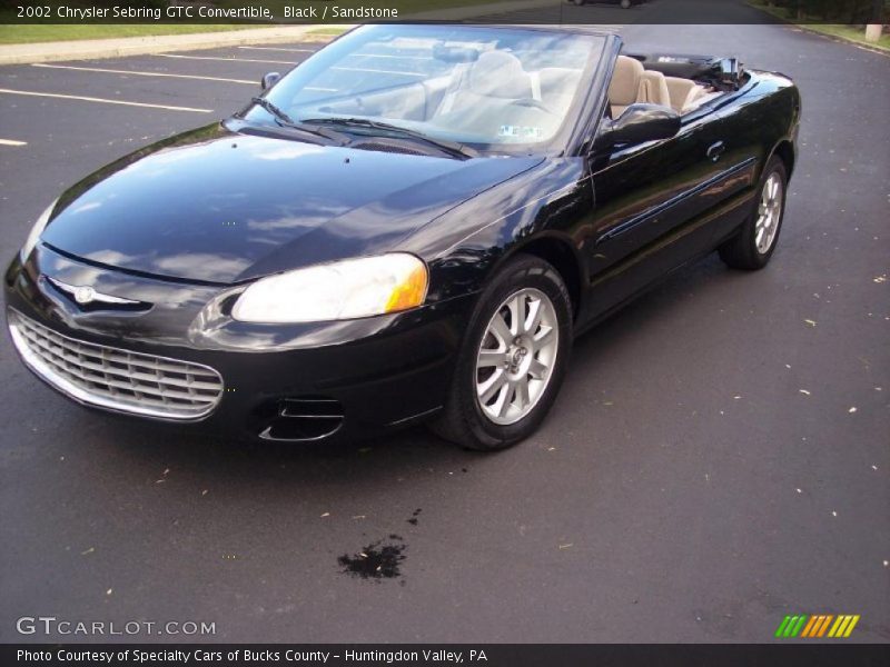 Black / Sandstone 2002 Chrysler Sebring GTC Convertible