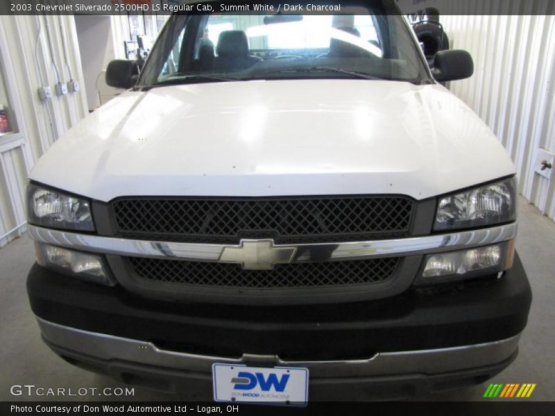 Summit White / Dark Charcoal 2003 Chevrolet Silverado 2500HD LS Regular Cab