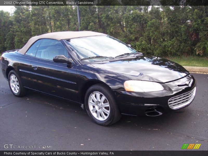 Black / Sandstone 2002 Chrysler Sebring GTC Convertible