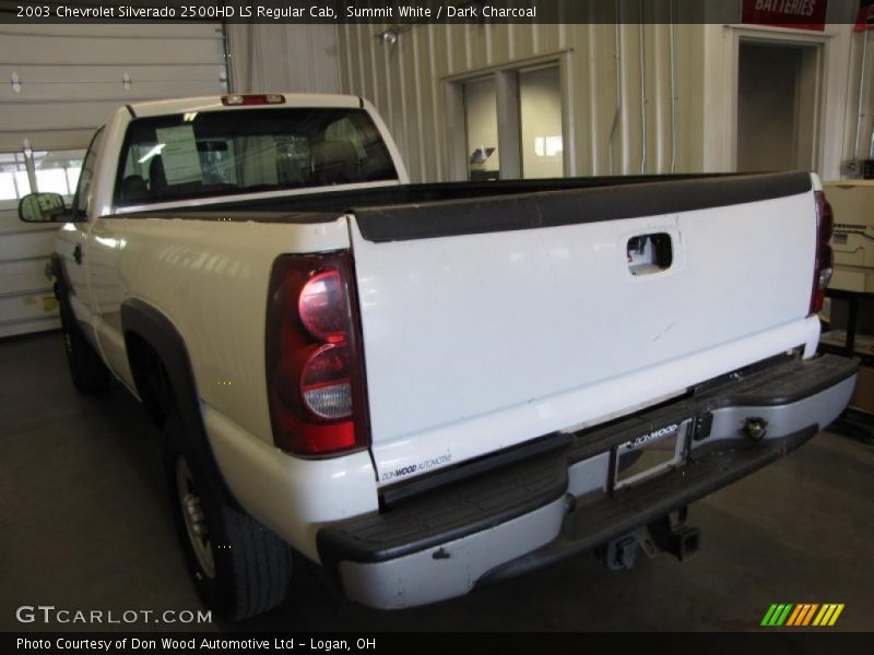 Summit White / Dark Charcoal 2003 Chevrolet Silverado 2500HD LS Regular Cab
