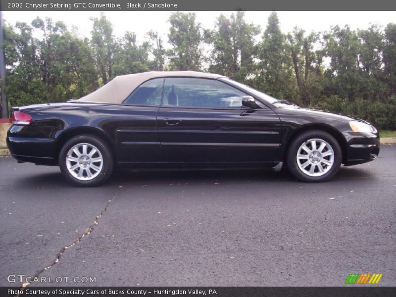 Black / Sandstone 2002 Chrysler Sebring GTC Convertible