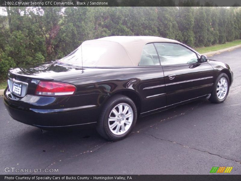Black / Sandstone 2002 Chrysler Sebring GTC Convertible