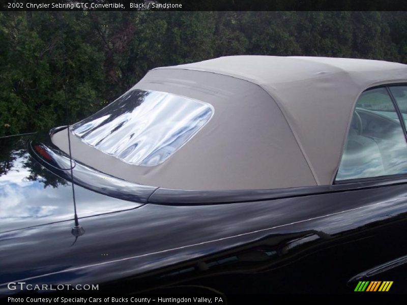 Black / Sandstone 2002 Chrysler Sebring GTC Convertible