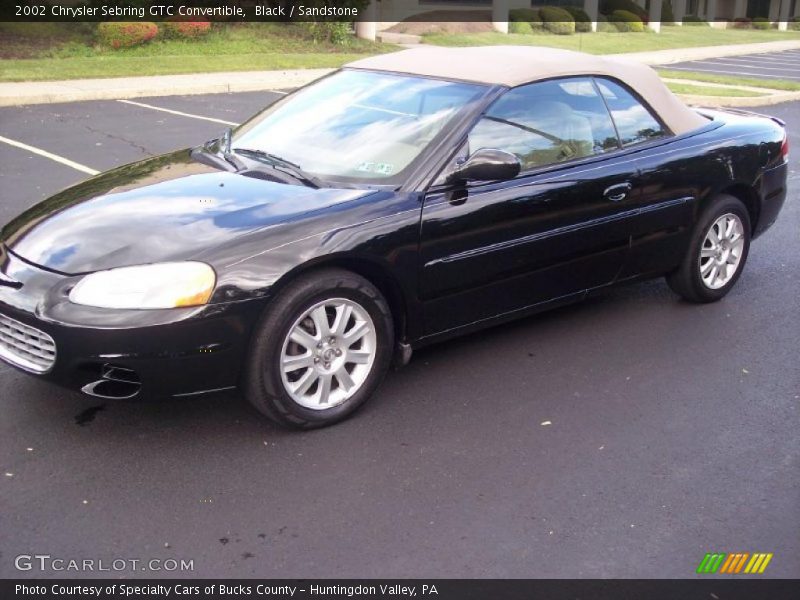 Black / Sandstone 2002 Chrysler Sebring GTC Convertible