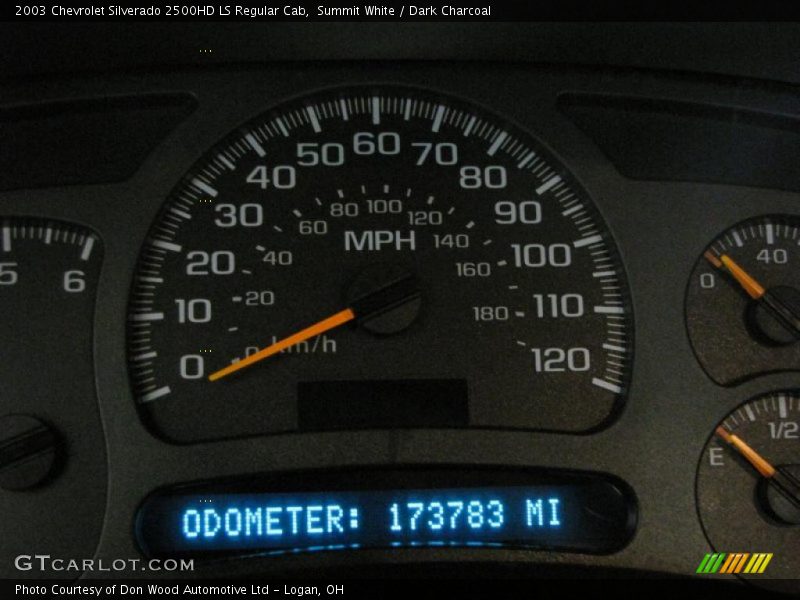 Summit White / Dark Charcoal 2003 Chevrolet Silverado 2500HD LS Regular Cab