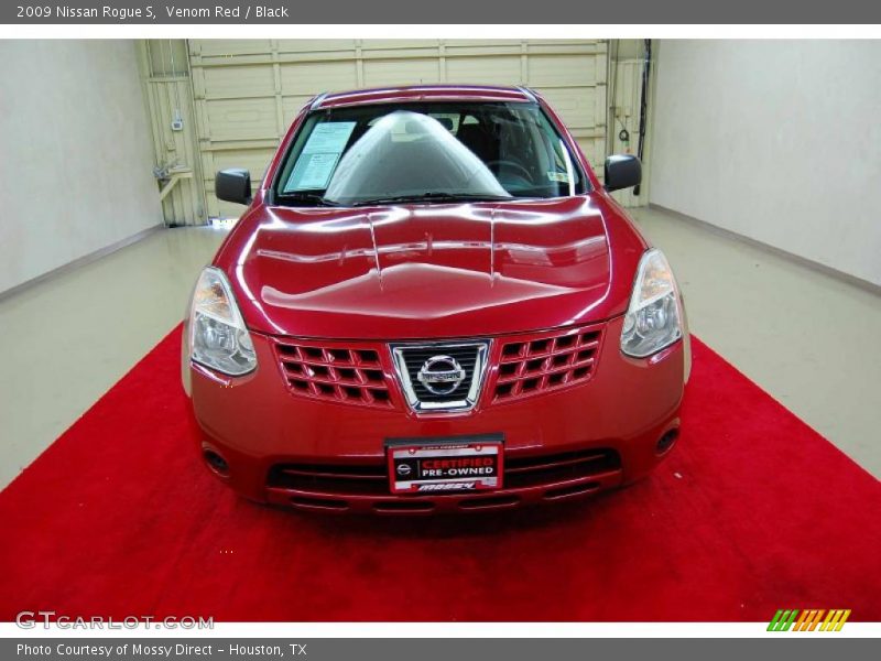 Venom Red / Black 2009 Nissan Rogue S