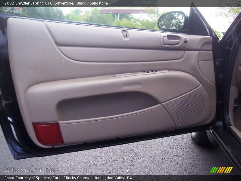 Black / Sandstone 2002 Chrysler Sebring GTC Convertible
