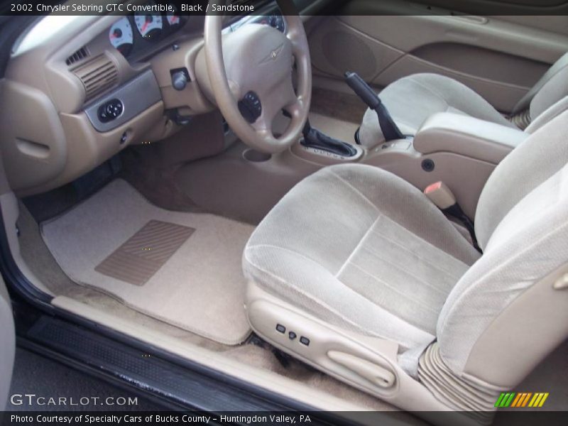 Black / Sandstone 2002 Chrysler Sebring GTC Convertible