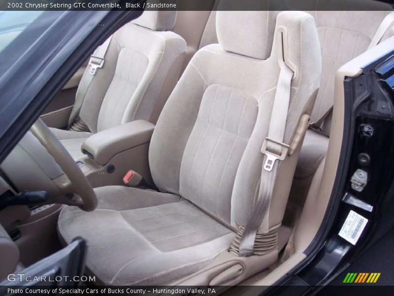 Black / Sandstone 2002 Chrysler Sebring GTC Convertible