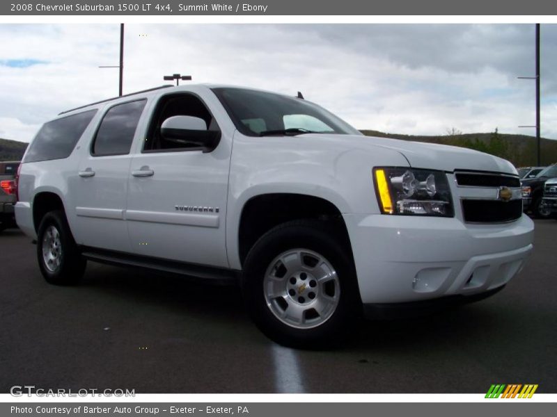 Summit White / Ebony 2008 Chevrolet Suburban 1500 LT 4x4