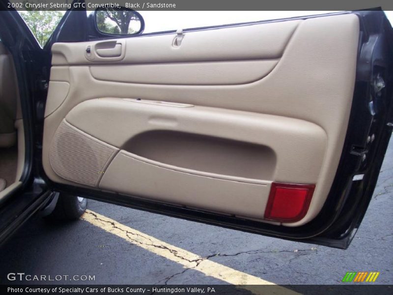 Black / Sandstone 2002 Chrysler Sebring GTC Convertible