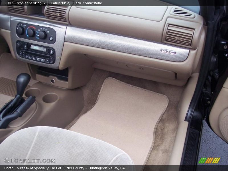 Black / Sandstone 2002 Chrysler Sebring GTC Convertible