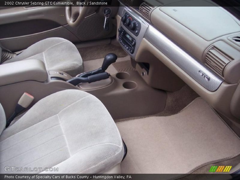 Black / Sandstone 2002 Chrysler Sebring GTC Convertible