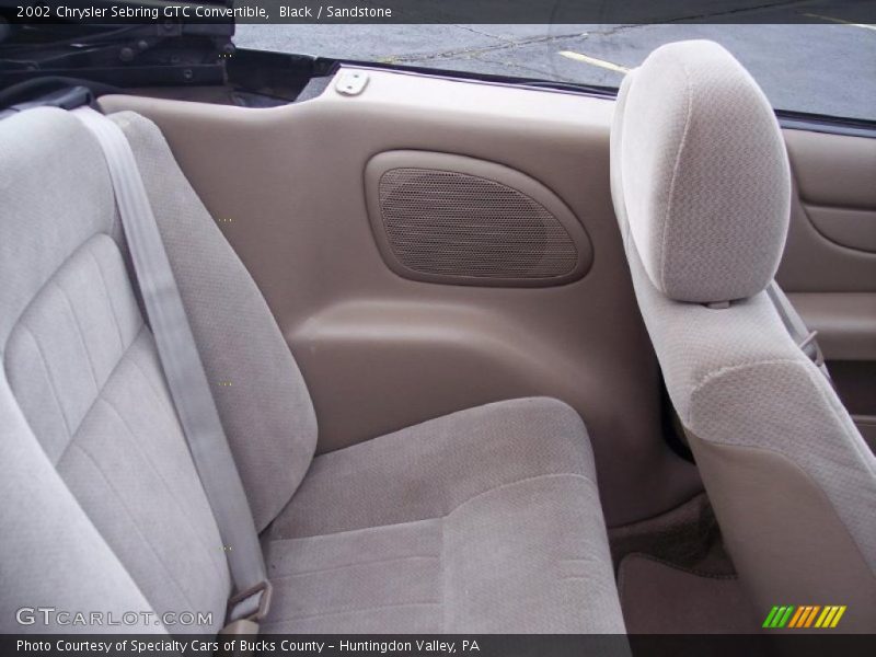Black / Sandstone 2002 Chrysler Sebring GTC Convertible