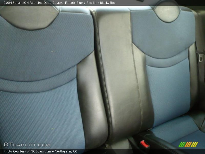 Electric Blue / Red Line Black/Blue 2004 Saturn ION Red Line Quad Coupe