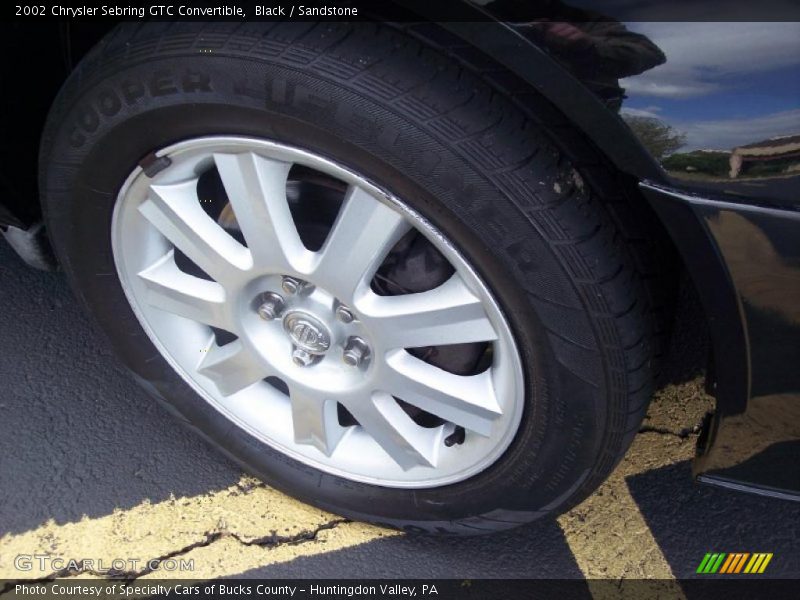 Black / Sandstone 2002 Chrysler Sebring GTC Convertible