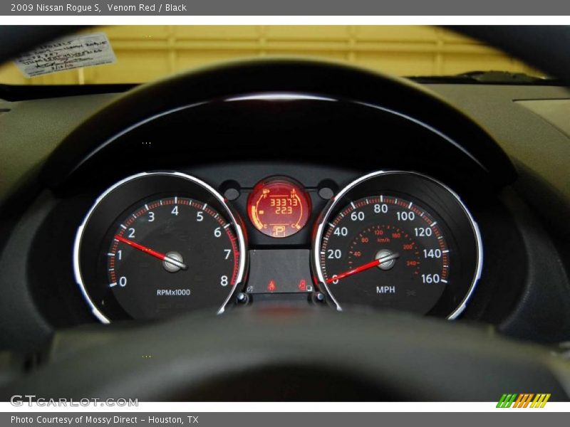 Venom Red / Black 2009 Nissan Rogue S