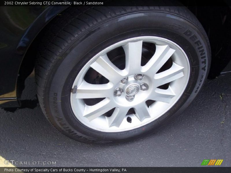 Black / Sandstone 2002 Chrysler Sebring GTC Convertible